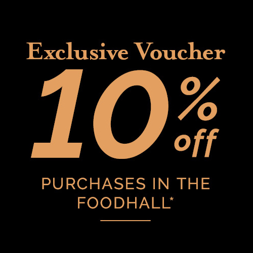 10% off purchases in the Foodhall at Gretna Green