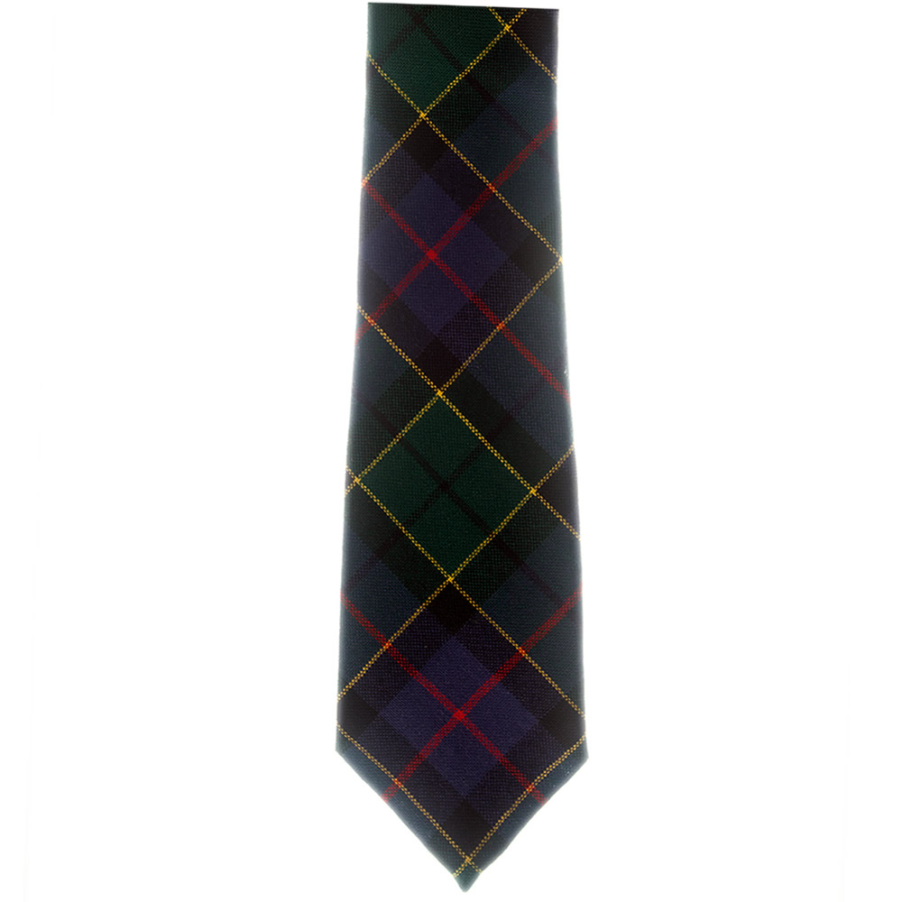 Forsyth Tartan Tie 100% Wool Plaid Tie Made in Scotland