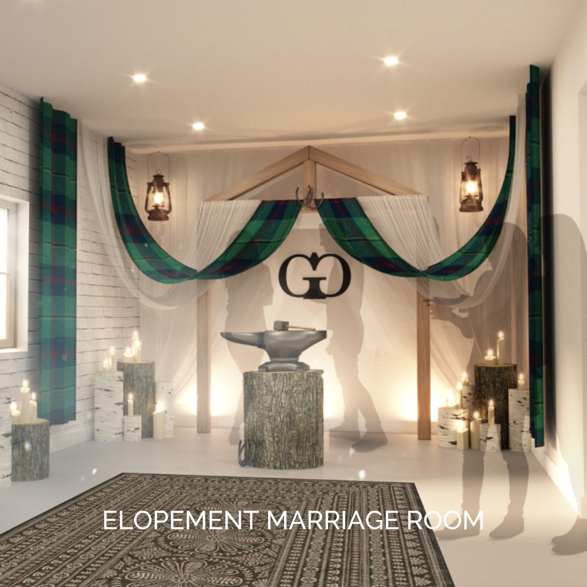 Elopement Marriage Room at Gretna Green Famous Blacksmiths Shop