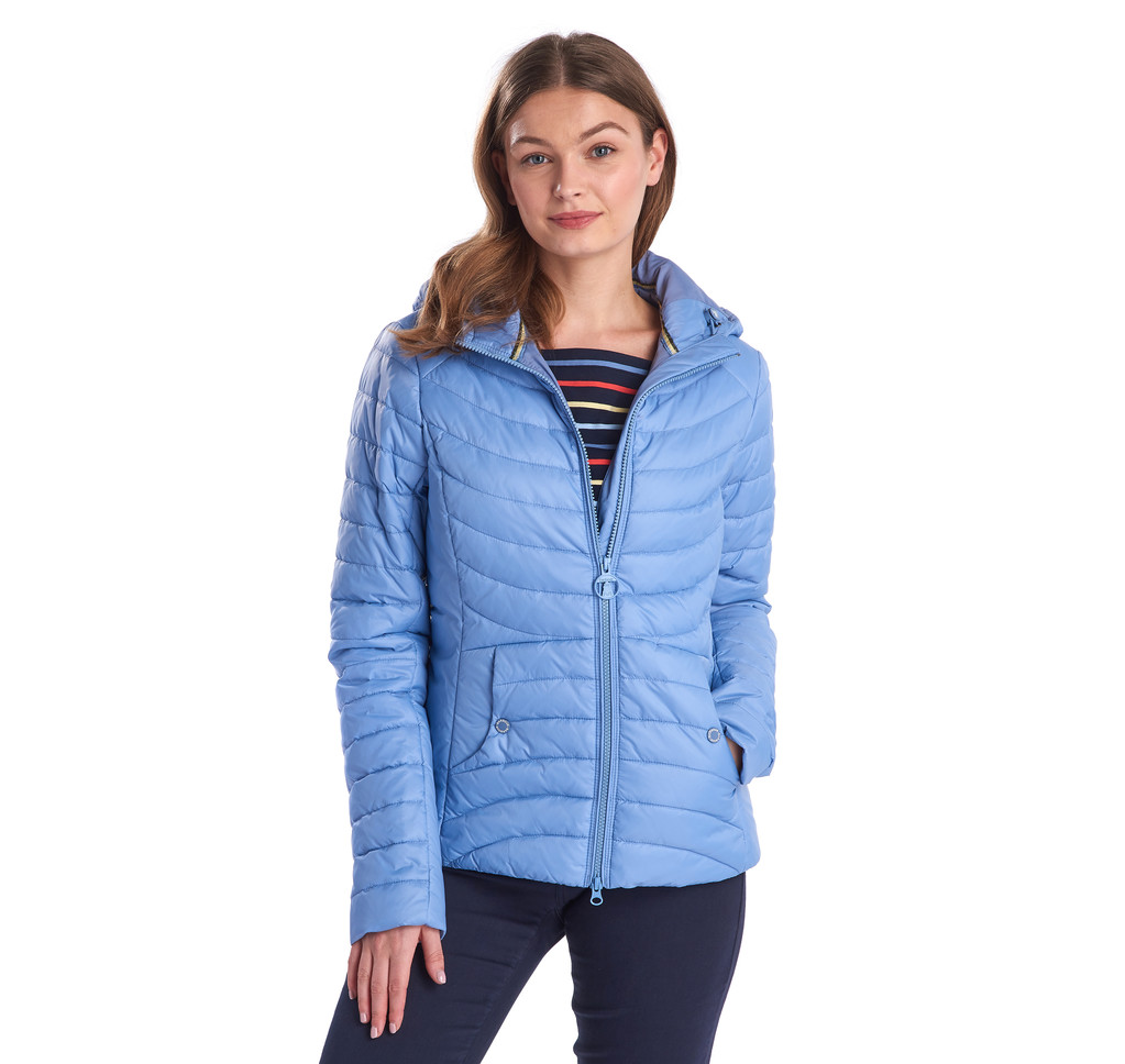 Barbour Ashore Ladies Quilted Jacket in Skyline