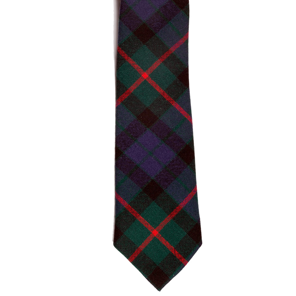 Gunn Tartan Tie 100% Wool Plaid Tie