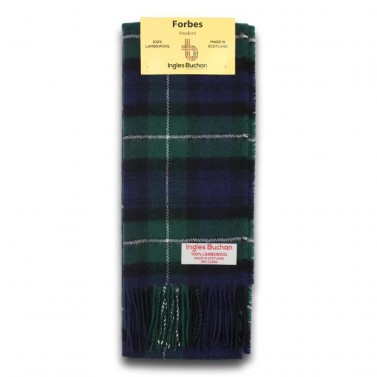 Forbes Clan 100% Wool Scottish Mens Tartan Tie