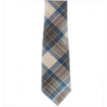 Muted Blue Stewart Tartan Tie