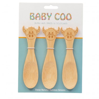 Hairy Coo Baby Coo Bamboo Spoons
