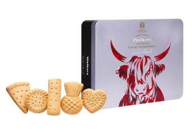 Walkers Highland Coo Keepsake Shortbread Tin 150g
