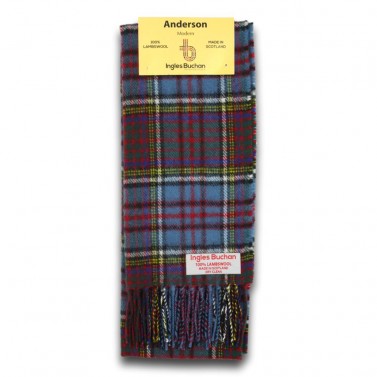 Scottish 100 % Lambswool Anderson Tartan Clan Scarf New 