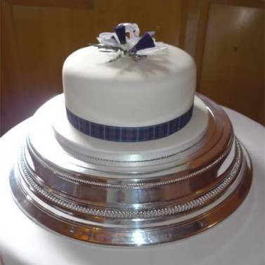 1 Tier Scottish Wedding Cake