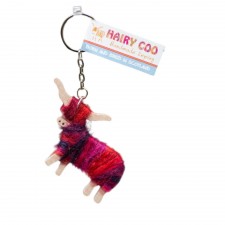 Hairy Coo Handmade Highland Cow Keyring- Rowan