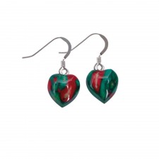 Heathergems Heart Drop Earrings