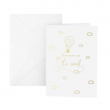Katie Loxton Baby Greeting Card - Welcome To The World