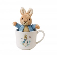 Beatrix Potter Peter Rabbit Ceramic Mug and Soft Toy Gift Set