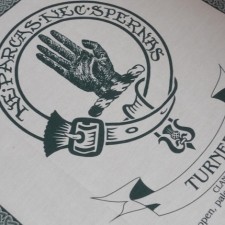 Turner Clan Crest Tea Towel