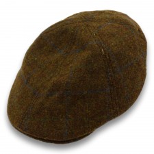 Heritage Traditions Tweed Cap in Brown Check
