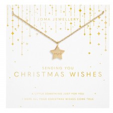 Joma Jewellery My Moments Christmas 'Sending You Christmas Wishes' Necklace
