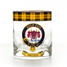 MacLeod Dress Yellow Clan Whisky Glass