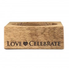 Scottish Made Oak Wine Bottle Coaster