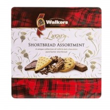 Walkers Luxury Chocolate Shortbread Assortment Tin 300g