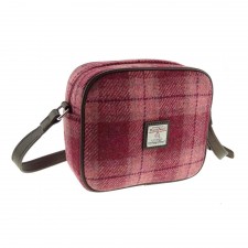 Harris Tweed 'Almond' Mini Bag in Salmon Pink