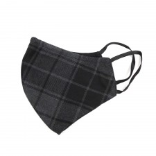 Royal & Plaid Grey Highlander Tartan Face Mask