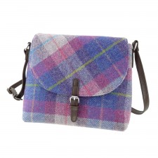 Harris Tweed 'Torridon' Shoulder Bag In Muted Pink