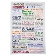 Glen Appin Scottish Delicacies Tea Towel 100% Cotton