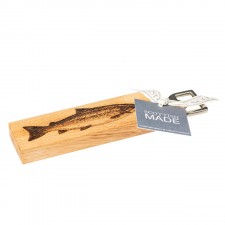 Scottish Made Salmon Oak Bottle Opener