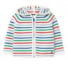 Joules Girls Conway Zip Through Hooded Sweatshirt - 9-12 Months