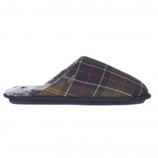Barbour Men's Young Slippers in Classic Tartan
