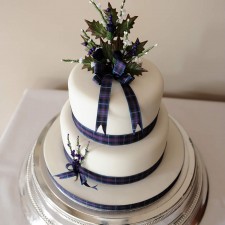 2 Tier Scottish Wedding Cake