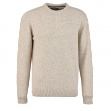 Barbour Men's Tisbury Crew Neck Sweater in Stone