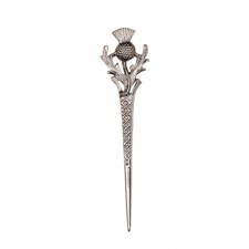 Art Pewter Ladies Scottish Thistle Kilt Pin
