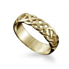 Men's 9ct Gold Havra Celtic Ring Size In Various Sizes