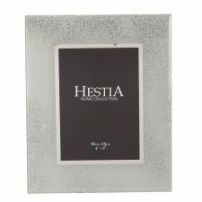 Hestia Grey Glitter Glass Photo Frame 4 x 6