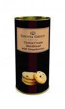 Gretna Green Strawberry Shortbread Drum 200g