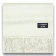 Gretna Green Cashmere Scarf in Ivory