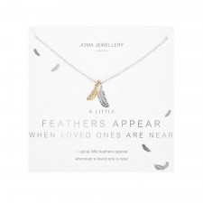 Joma Jewellery A Little 'Feathers Appear When Loved Ones Are Near' Necklace