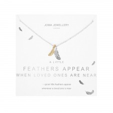 Joma  Jewellery A Little 'Feathers Appear When Loved Ones Are Near' Necklace