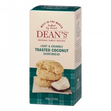 Deans Shortbread Light and Crumbly Toasted Coconut Shortbread