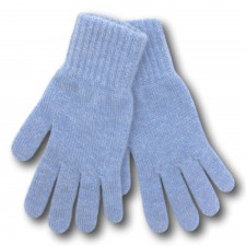 Gretna Green Ladies 100% Cashmere Gloves in Blue