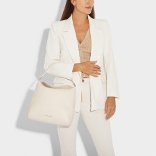Katie Loxton Heidi Shoulder Bag In Off White