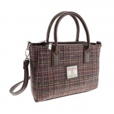 Harris Tweed 'Brora' Small Tote Bag In Multicoloured Weave