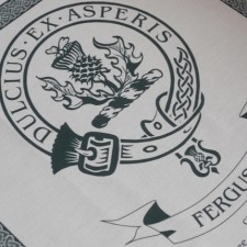 Ferguson Clan Crest Tea Towel
