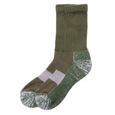 Barbour Lowland Coolmax Hiker Socks In Green UK M