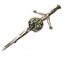 Shamrock Kilt Pin