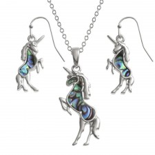 Tide Jewellery Paua Shell Unicorn Jewellery Set
