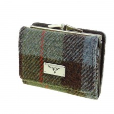 Harris Tweed Unst Small Purse in MacLeod Tartan