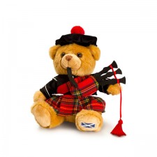Keel Toys Scottish Piper Bear 19cm