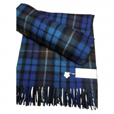 Buchanan Blue Tartan Wool Blanket