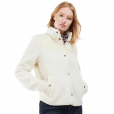 Barbour Ladies Aspen Fleece In Winter Pearl