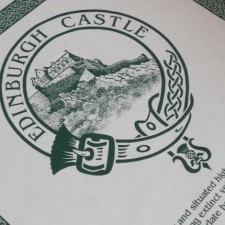 Edinburgh Castle Cloot Tea Towel